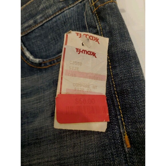 NOS 7 for all Mankind Dojo Women’s Jeans Dark Wash 27 Flare Leg Made USA 29x33 - Picture 3 of 7